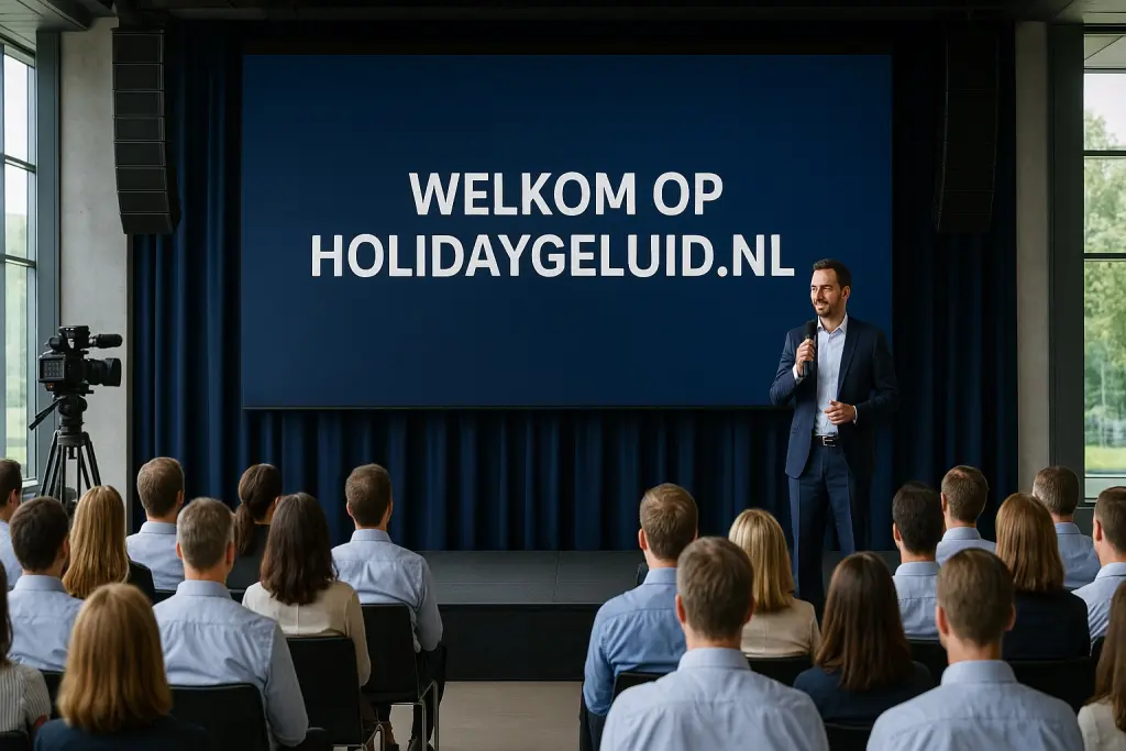 holiday av specialist met beeld licht en geluid