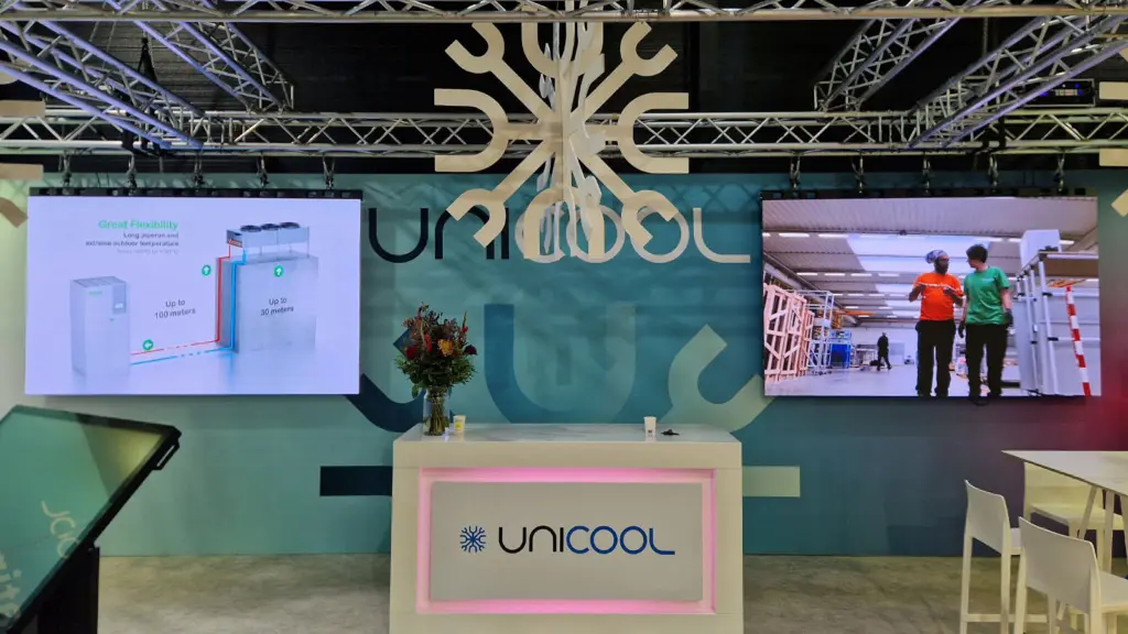 led schermen tijdens installatie vakdagen Install Tech en Bouw beurs Hardenberg