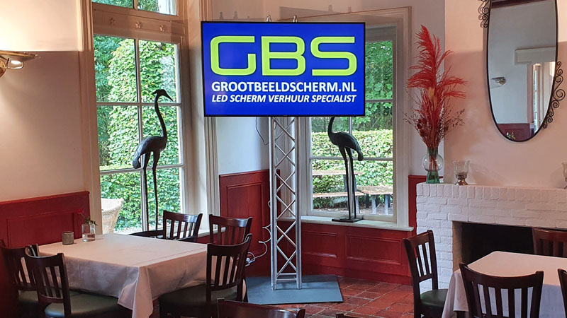 televisie op standaard in zwolle