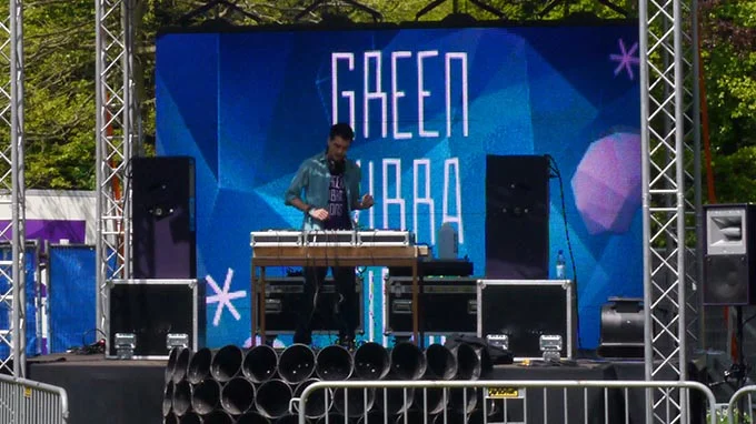 outdoor led wall festival enschede