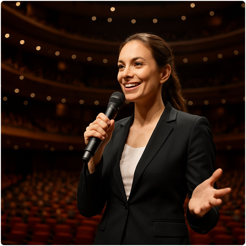 beeld geluid draadloze microfoon huren voor presentaties