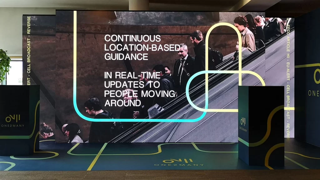 led wall voor beursstand van bedrijf uit deventer