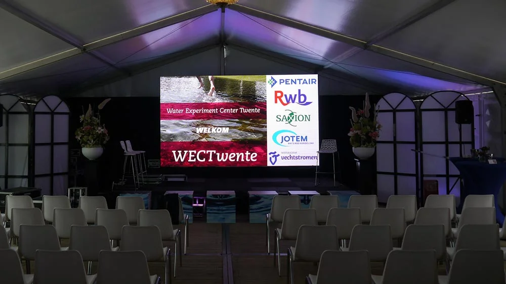 groot scherm licht geluid presentatie enschede