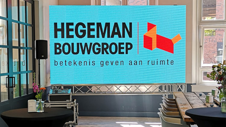 groot led scherm met geluid in oldenzaal