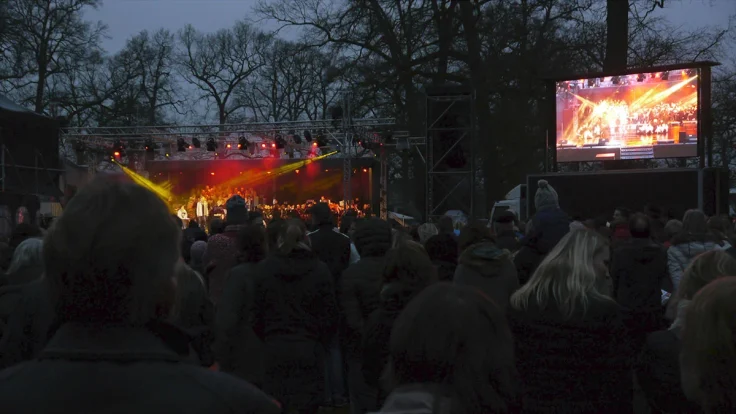 mobiel led scherm evenement buiten deventer